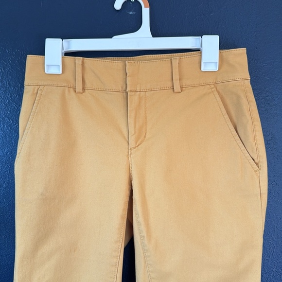 Loft size 2 Yellow cropped chinos with detailing - Picture 4 of 9